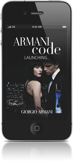 Armani Code on Marie Claire