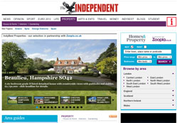 Zoopla signs exclusive deal with Standard and Independent
