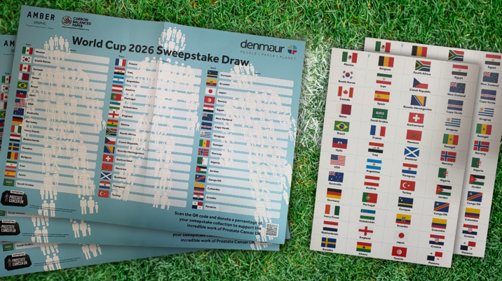 Denmaur World Cup sweepstake kit supports Prostate Cancer UK