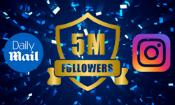 Daily Mail reaches Instagram milestone